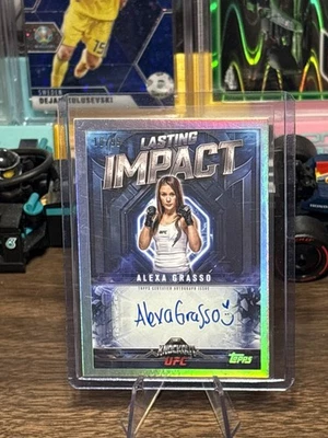 Alexa Grasso Auto 2025 Topps Knockout UFC Lasting Impact 10/99 #LI-AG - Image 1 of 2