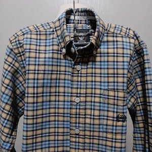 Cinch Western Shirt Youth S 6-8 Plaid Button Down LS Ranch Rodeo Fair VTG Cowboy - Picture 1 of 13