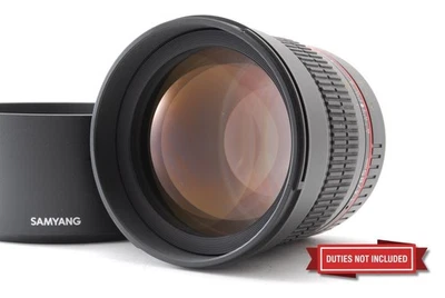 [MINT] SAMYANG 85mm F1.4 AS IF UMC Manual Focus Lens CANON EF Mount From JAPAN - image 1 of 4