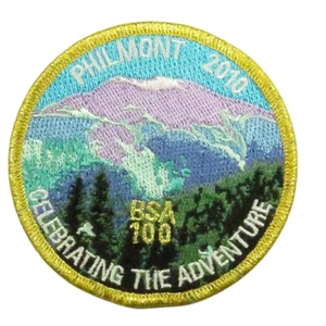Philmont Scout Ranch 2010 Celebrating The Adventure Jacket Patch GMY Bdr (NK600) - Picture 1 of 2
