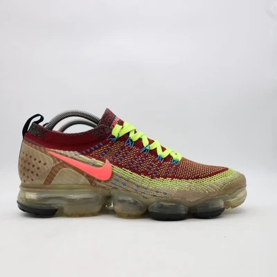 Nike Vapormax Flyknit 2 Men's Size 10 Random Yarn Multicolor Sneakers CJ0066-900 - Image 1 of 4