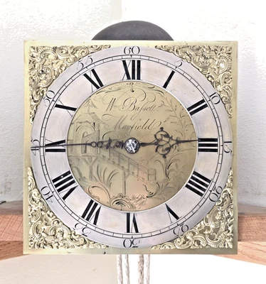 Longcase Clock, 10 Inch Dial, bird cage, 30 hr or 6 days not striking C 1740, - Image 1 of 4