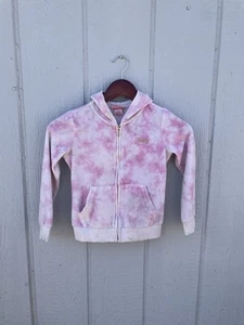 Juicy Couture Kids Toddler Pink Velour Zip Up Hoodie Jacket Long Sleeve Size 7 - Picture 1 of 6