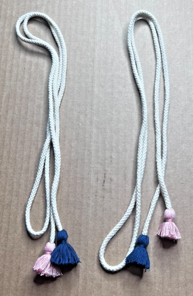 Toms Espadrille Tassels ONLY for Ankle Strap Shoes 2 pr Replacements Crafts DYI - Image 1 of 3