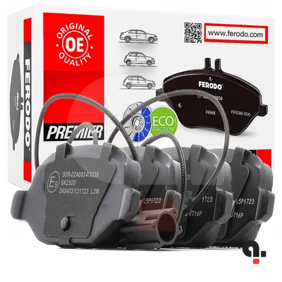 Bremsbelagsatz Hinten Ferodo Für Abarth 500 595 695 1.4 Ab 2008 - Bild 1 von 4