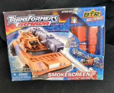 2003 Transformers Armada Smokescreen BTR Built to Rule Building Set 7051 New - Image 1 of 4