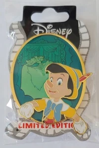 Disney Pin D23 Expo DSSH DSF Fairytale Series - Pinocchio & Stromboli LE 400 - Picture 1 of 3