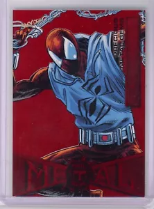 Marvel Metal Spider-Man Scarlet Spider 71 2022 gema roja de metales preciosos PMG 63/100 - Imagen 1 de 2
