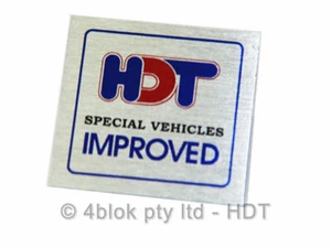 HDT Improved Alloy Tag Small VN - VY Holden Commodore Genuine 40065C / BAHDTNY1 - Picture 1 of 2