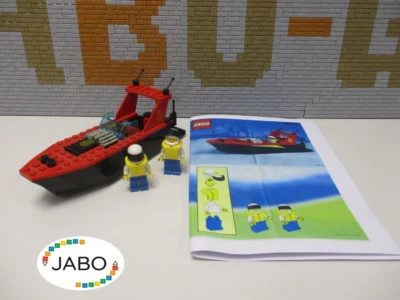( AH3) LEGO 6679 Dark Shark Schnellboot 100% Komplett BA ausgedruckt - Bild 1 von 4