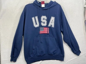 7 Apparel Pullover Herren Große USA Flagge Bestickt - Bild 1 von 11