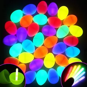 144 Easter Glow Eggs with 288 Mini Glow Sticks - Picture 1 of 9