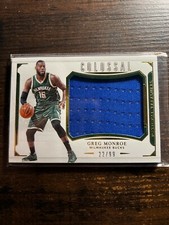 A101,781 - 2015-16 Panini National Treasures Colossal Jerseys #12 Greg Monroe/99