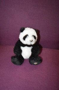 Ganz Webkinz Panda Bear 7" Realistic Black White Stuffed Plush No Code P8 - Picture 1 of 3