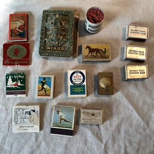 Vintage Match Books And Match Boxes - Picture 1 of 14