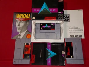 SNES Lot Spectre 100% CIB Complete; Super Battletank 2, Super NES Super Scope 6 - Picture 1 of 15