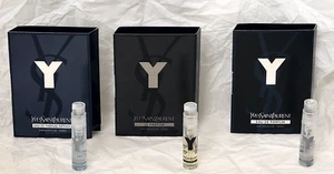 Y by YSL YVES SAINT LAURENT VIALS for MEN (Y EDP INTENSE, Y EDP,  Y LE PARFUM) - Picture 1 of 5