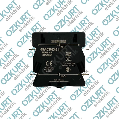 SIEMENS 49ACR6X511 AUXILIARY CONTACT SIDE MOUNT KIT - Image 1 of 4