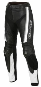 BÜSE Mille Pantaloni di Pelle, Nero e Bianco, L/52 - Foto 1 di 2