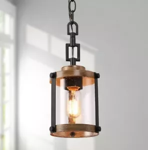 LNC Corta 1-Light Black Modern Farmhouse Hanging Pendant Island Ceiling Light NE - Picture 1 of 6