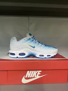 Nike Air Max Plus TN White/Blu/Yellow 2 Scarpe Uomo/Donna da Ginnastica - Imagen 1 de 1