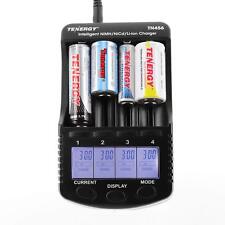 Tenergy TN456 4-Bay Intelligent Battery Charger for Li-ion/NiMH/NiCD Batteries