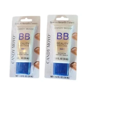 Candy Moyo Beauty Benefit Crema Multi-Acción Cuidado de la Piel Maquillaje Nuevo en Paquete 2 Lote 1 OZ eac Foto 1 de 4