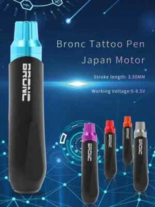 Bronc Tattoo Pen with Japan Motor, stock in Sydney, walk in tattoo shop or post - Picture 1 of 9