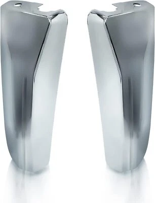 Par de cubiertas de espejo retrovisor de puerta cromadas lado pasajero y conductor para Volvo VNL 2004-2018 Foto 1 de 4