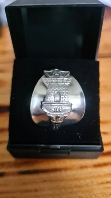 Antique Dutch Silver Spoon Ring/ Thumb Ring. - Image 1 of 4