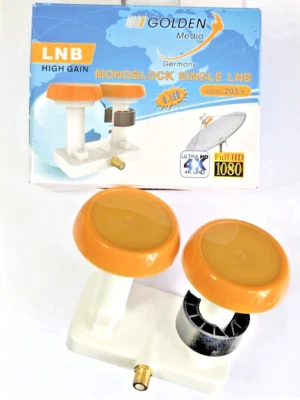 Golden Media Monoblock Single LNB 205+ Astra / Hotbird für 1 Receiver - Bild 1 von 4