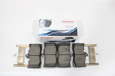 Pastillas de freno delanteras de cerámica completa Asianaautos con herrajes para Lexus RC350 2015-2021 Foto 1 de 3