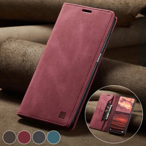 For Xiaomi Redmi Note 12/12 Pro+ Magnetic Wallet Case Card Leather Flip Cover - Zdjęcie 1 z 25