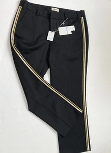 Zadig & Voltaire Posh Militaire Pants Trousers Black Wool Women’s Size 38 / US 8 - Picture 1 of 24