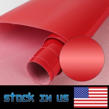 54" x 180" Faux Leather Vinyl Upholstery Fabric Pvc Photoresist Red Decorate