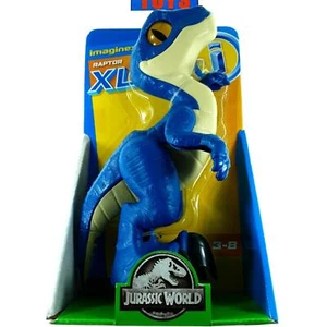 Imaginext Jurassic World BLUE RAPTOR XL Fisher Price Extra Large Dino - Picture 1 of 3