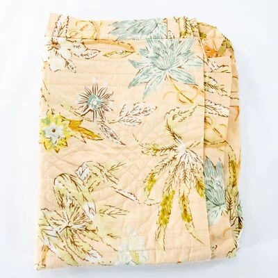 NUEVO Waverly Cape Coral Almohada Falsa Estándar 21 x 26 Melocotón Floral Acolchado Flores Foto 1 de 4