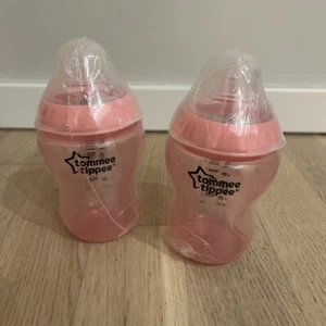 Tommee Tippee Nuckelflaschen Babyflaschen Rosa - Bild 1 von 2