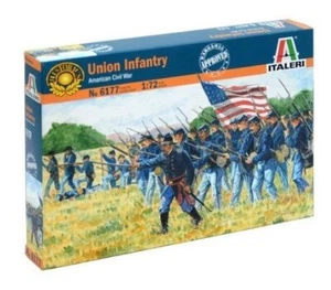 Italeri 6177 1/72 Scale Model Figure Kit American Civil War Union Infantry - Picture 1 of 2