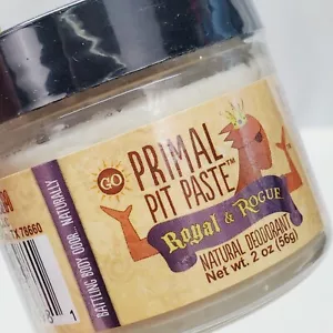 RARE! Primal Pit Paste Natural Aluminum-Free Deodorant: Royal & Rogue, Vegan - Picture 1 of 6