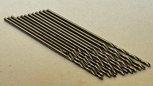12 PTD USA M7 High-Speed Steel Straight Shank Drills Size No.60 (.040) (24M103) - Foto 1 di 3