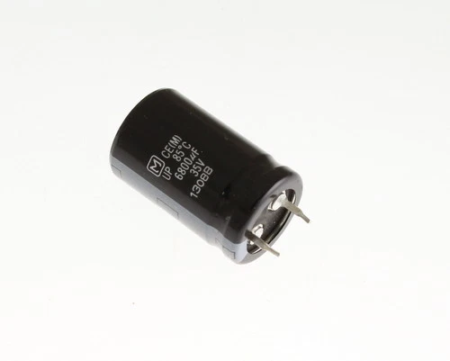 Condensador electrolítico de montaje a presión radial 5x 6800uF 35V 6800mfd 35VDC DC 85C Foto 1 de 1