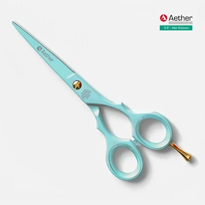 Ather® Blue Peach Pink Hair Hairdressing Cutting Scissors Shears 5.5 inch - Image 1 of 4