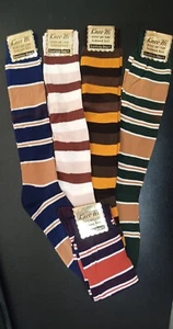 CHILDREN'S VINTAGE STRIPE KNEE HIGH 5 PAIR COMBO- FITS 4-6 YR OLD SOCK SIZE 7-8 - Picture 1 of 3
