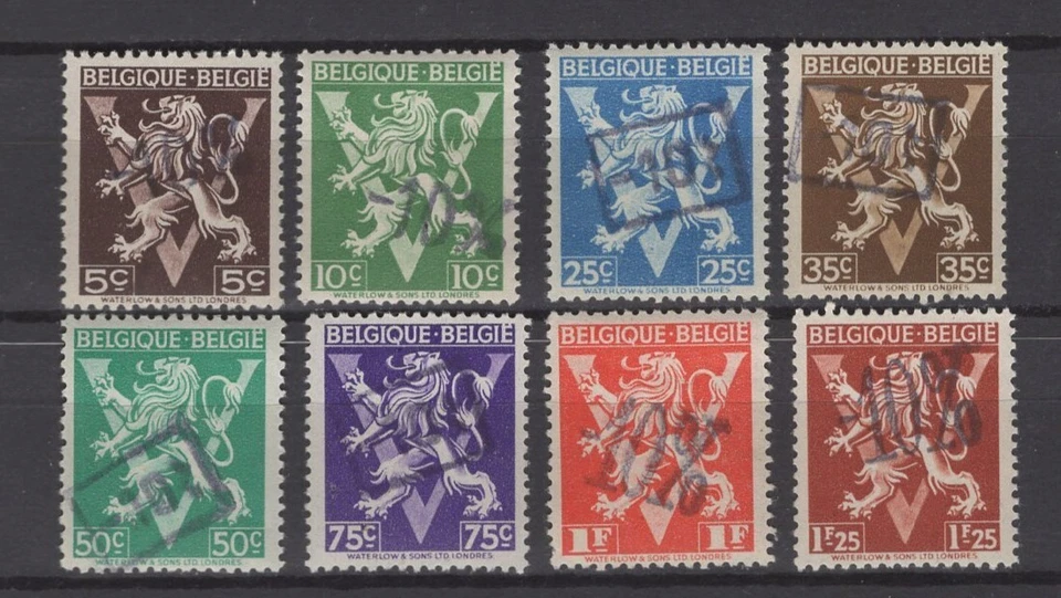 BELGIUM 1946 victory -10% overprints MNH** 724o/v - Image 1 of 1
