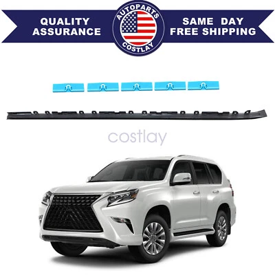 Kit de moldura de parabrisas delantero izquierdo del lado del conductor para Lexus GX460 2010-2022 Foto 1 de 4