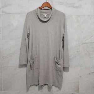 Vestido cuello capucha algodón suave al tacto PURE J.JILL talla M - Imagen 1 de 6