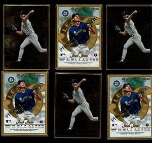 Randy Johnson 1996 Donruss Leaf Preferred STEEL SAMPLE/PROMO Card GOLD #60/77