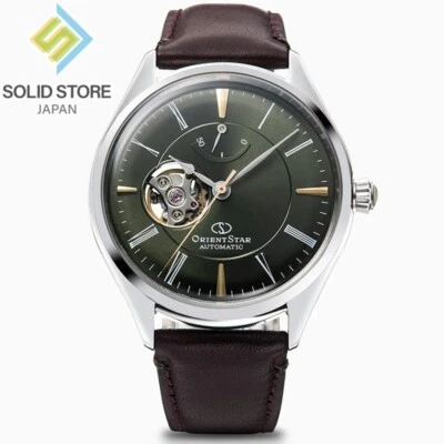 Reloj Automático Orient Star RK-AT0202E Clásico Esqueleto Esfera Verde Bosque 40.4mm Foto 1 de 4