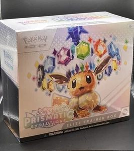 Pokemon TCG: Prismatic Evolutions Elite Trainer Box - 9 packs- NEW & SEALED - Picture 1 of 1